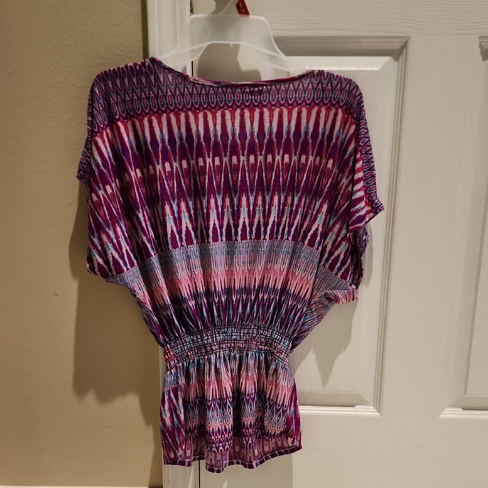 Stylish Purple and Pink Women's Top